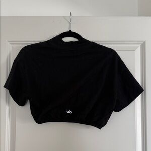 ALO Yoga Classic Black Crop Top